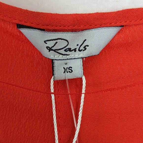 Rails Athena Polka Dots Blouse Size Extra Small - Picture 12 of 14